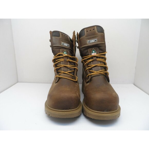DAKOTA Mens 8'' 517 Quad Comfort Steel Toe Composite Plate Work Boot Brown 11W - Picture 2 of 8
